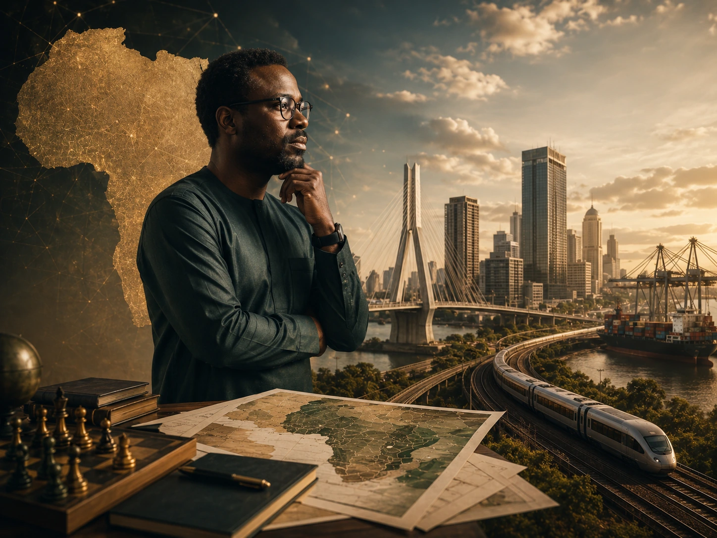 Illustration éditoriale sur la souveraineté africaine et le destin stratégique de l’Afrique