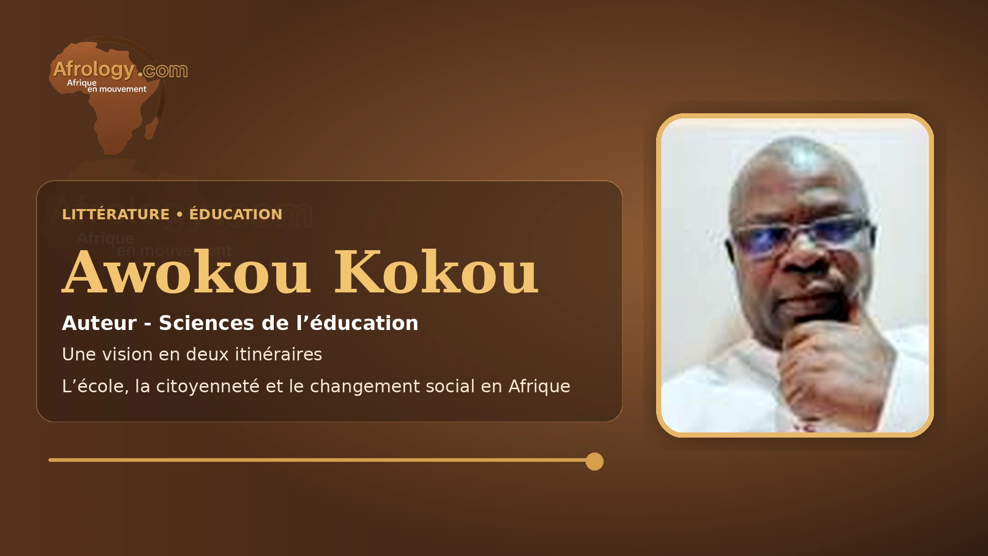 Awokou Kokou : Former un citoyen, pas seulement un diplômé