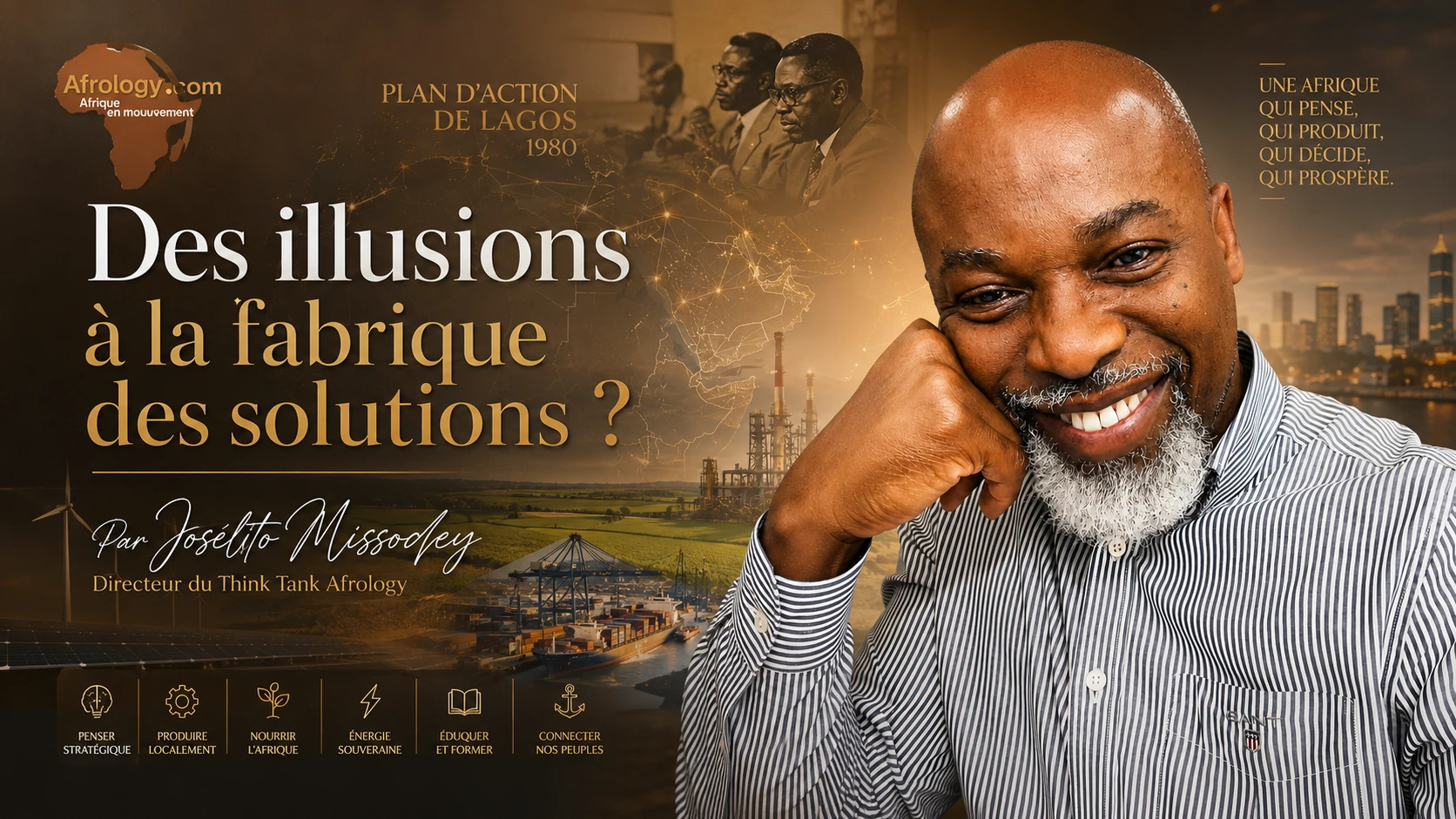 Illustration éditoriale sur la souveraineté africaine et le destin stratégique de l’Afrique